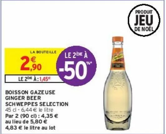 boisson gazeuse ginger beer schweppes selection