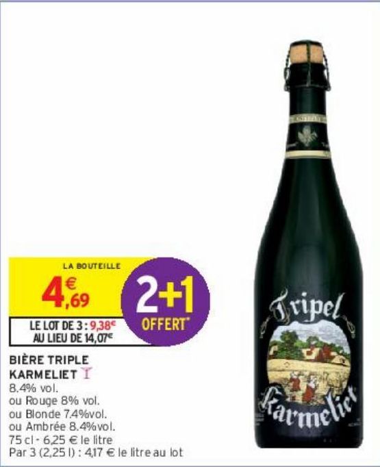 BIÈRE TRIPLE KARMELIET