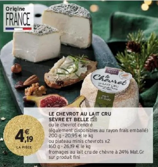 le chevrot au lait cru sèvre et belle