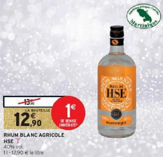 rhum blanc agricole hse