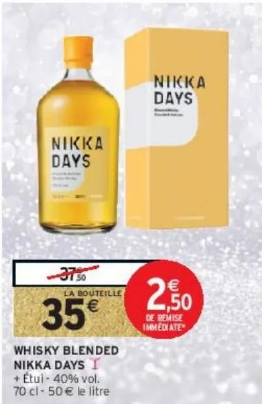 whisky blended nikka days