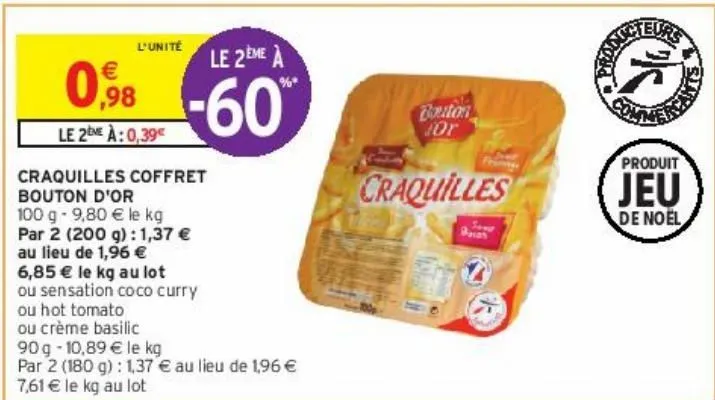 craquilles coffret bouton d'or