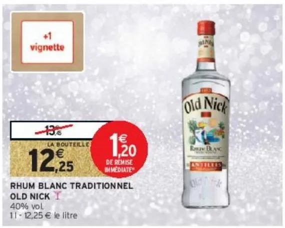 rhum blanc traditionnel old nick