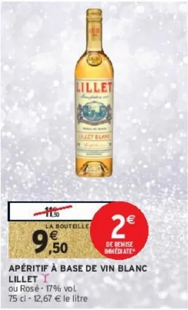 apéritif à base de vin blanc lillet