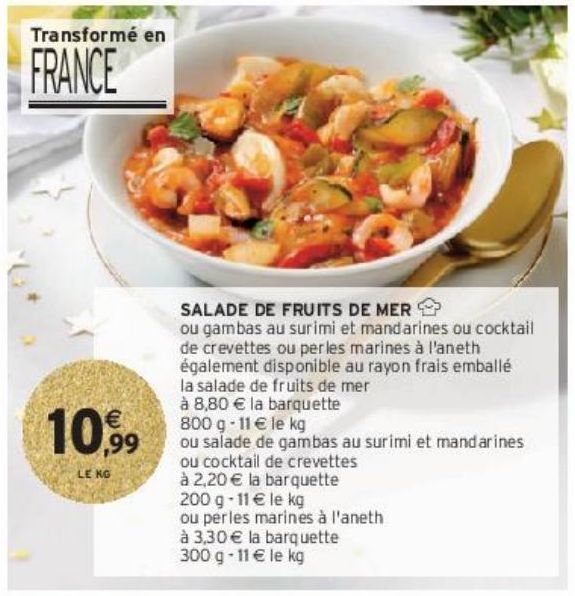 SALADE DE FRUITS DE MER 