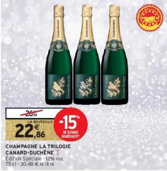 champagne la trilogie canard-duchên