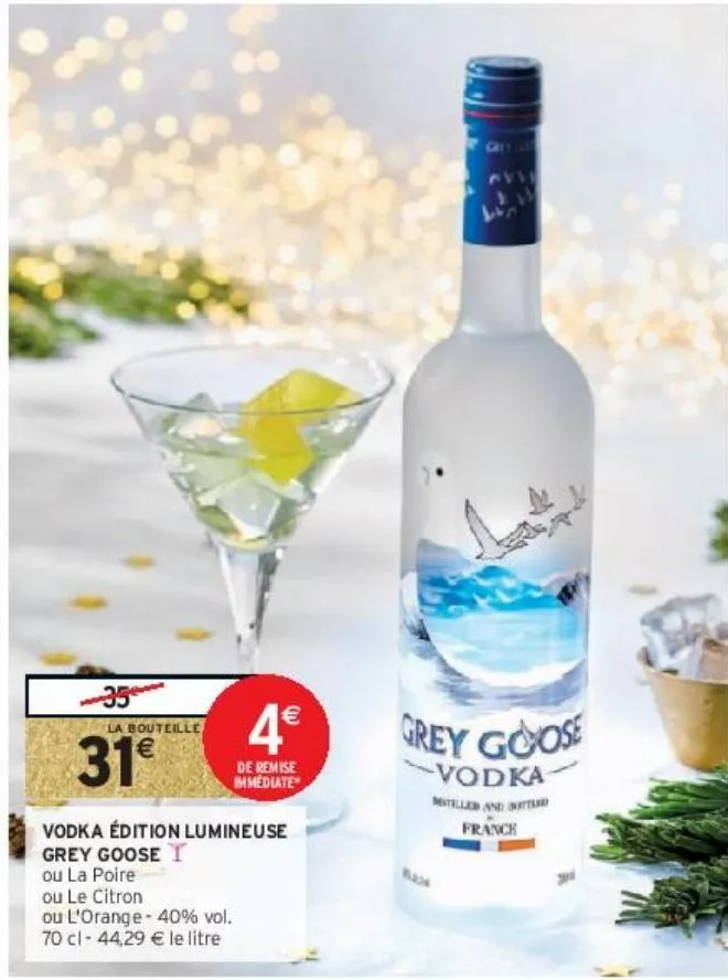 vodka édition lumineuse grey goose