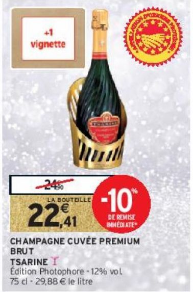 CHAMPAGNE CUVÉE PREMIUM BRUT TSARINE