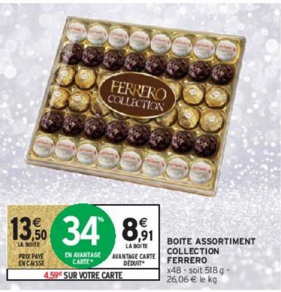 BOITE ASSORTIMENT COLLECTION FERRERO