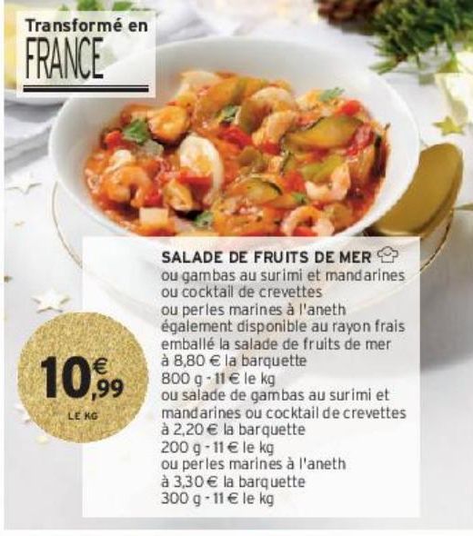 SALADE DE FRUITS DE MER