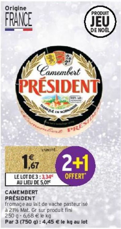 CAMEMBERT PRÉSIDENT