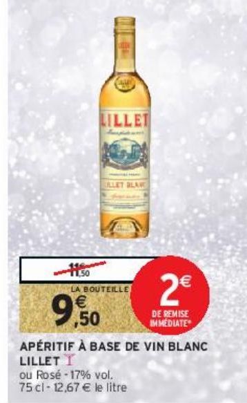 APÉRITIF À BASE DE VIN BLANC LILLET