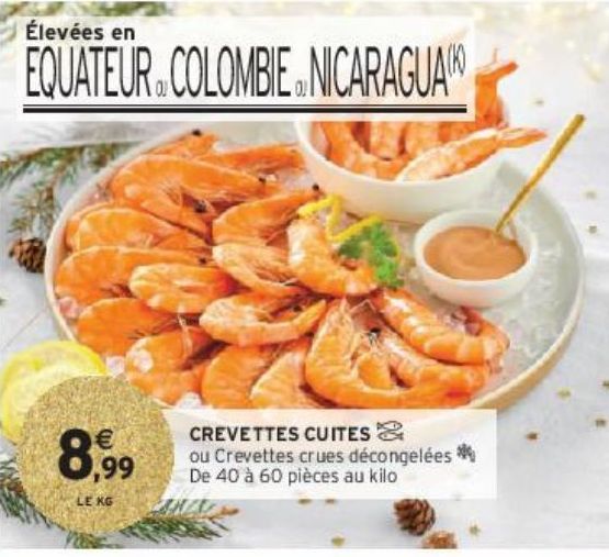 CREVETTES CUITES