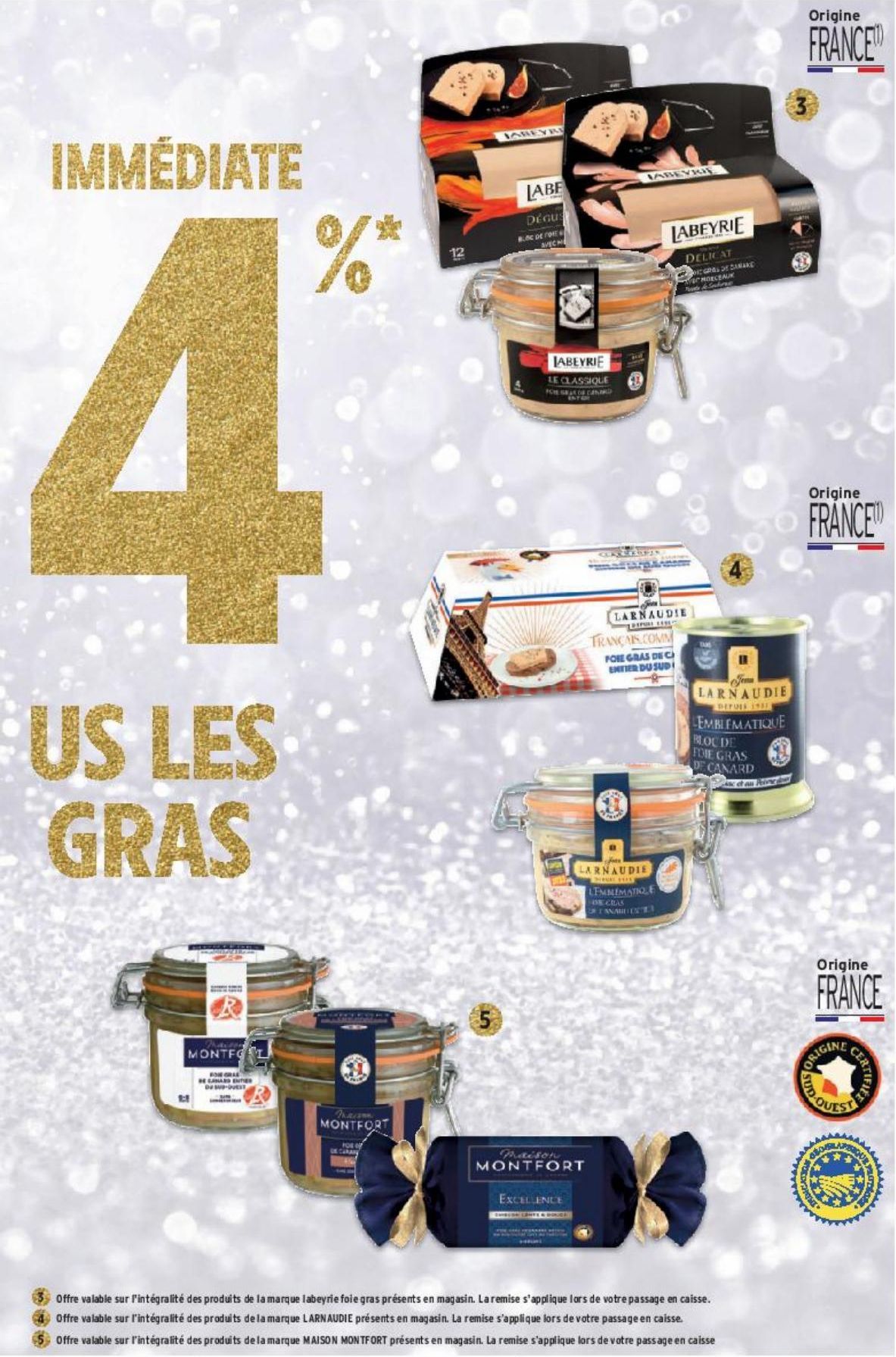 IMMEDIATE 4% US LES GRAS