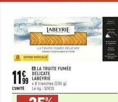 truite fumée Labeyrie