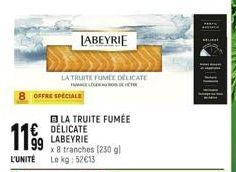 truite fumée Labeyrie