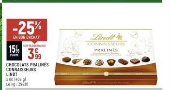 chocolats Lindt