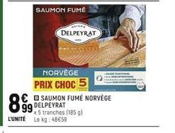 saumon fumé Delpeyrat