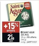 fondant Saint Agur
