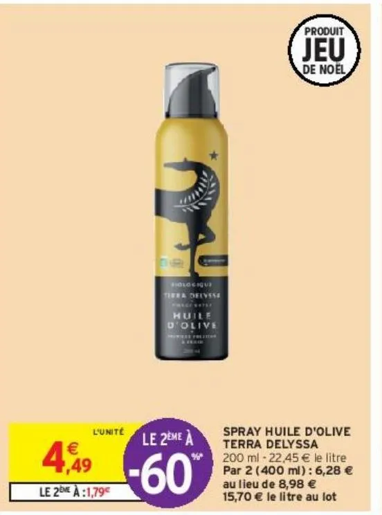 spray huile d'olive terra delyssa 