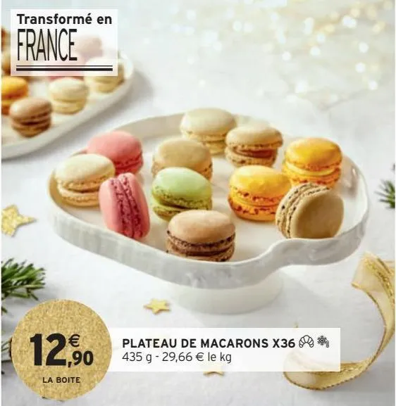 plateau de macarons x36