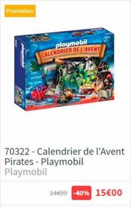 calendrier de l'Avent Playmobil