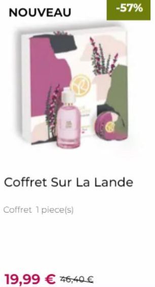 NOUVEAU  Coffret 1 piece(s)  Coffret Sur La Lande  -57%  19,99 € 46,40 €  