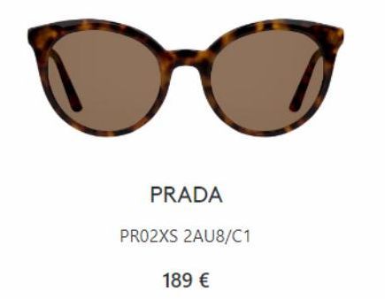 PRADA  PR02XS 2AU8/C1  189 € 