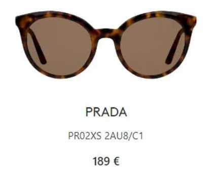 prada  pr02xs 2au8/c1  189 € 