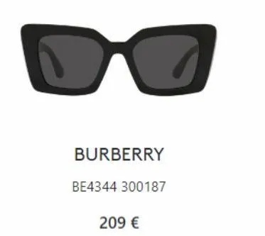 burberry  be4344 300187  209 € 