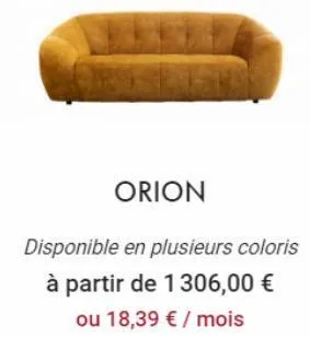 orion  disponible en plusieurs coloris à partir de 1306,00 €  ou 18,39 € / mois 