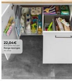 22,04€ dont Qodico-part Range éponges  CHE  Ce 