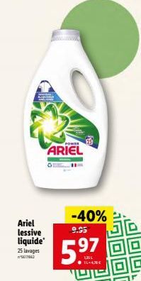 lessive liquide Ariel