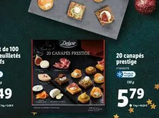 canapés deluxe