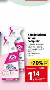 détachant K2r