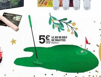 € le jeu de golf de toilettes 99 84x70cm. 