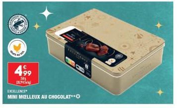 MARKEDS  PAPP  AU  499  2 120,79€  EXCELLENCE  MINI MOELLEUX AU CHOCOLAT** 