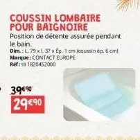 coussin lombaire 