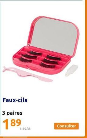 Faux-cils  Consulter 