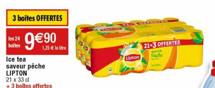 thé glacé Lipton