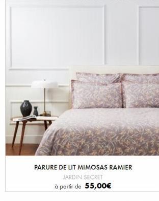 PARURE DE LIT MIMOSAS RAMIER JARDIN SECRET à partir de 55,00€ 
