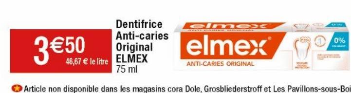 dentifrice Elmex