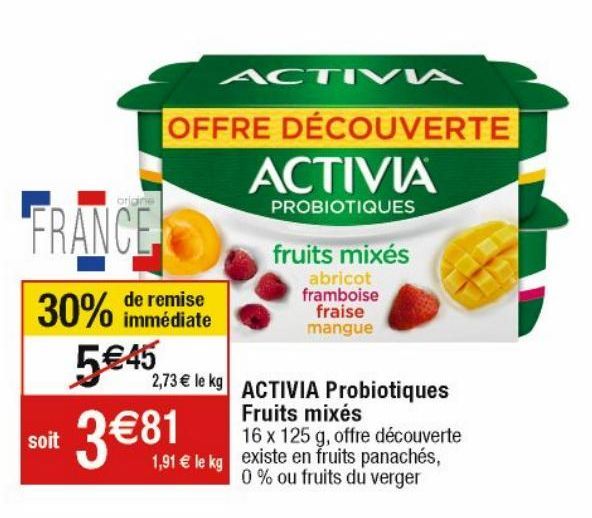 yaourt Activia