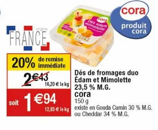 fromage cora