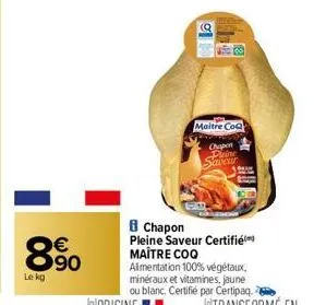 chapon maître coq