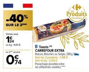 toasts Carrefour