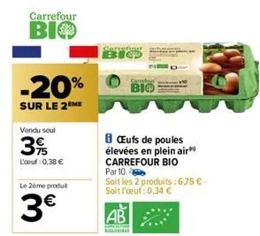 œufs carrefour