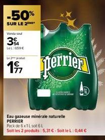 eau gazeuse Perrier