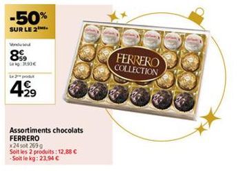 chocolats Ferrero Rocher