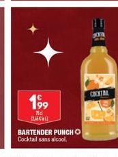 199  75d 12.45€  BARTENDER PUNCH  Cocktail sans alcool.  SOKIN  COCKTAL 